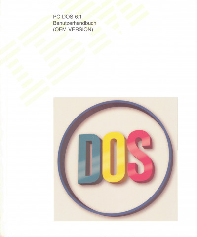 Benutzerhandbuch PC DOS 6.1